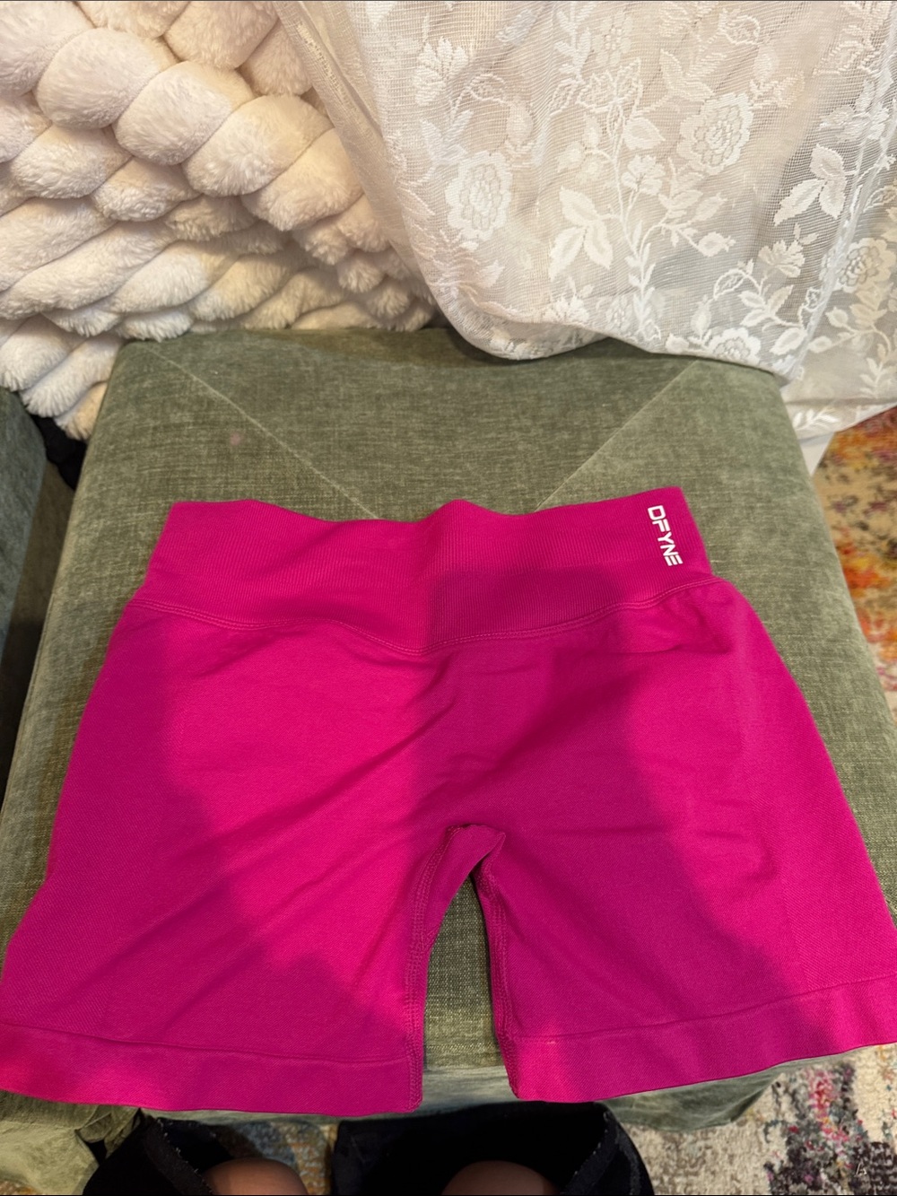 Fuchsia Women’s Athletic Shorts and Halter Tank